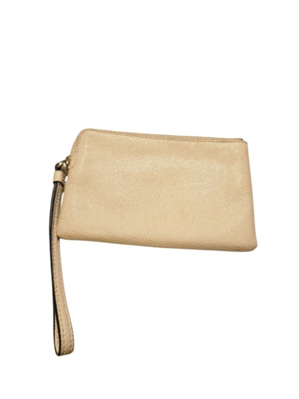 Coach Beige Leather Wristlet One Size - Picture 7 of 16